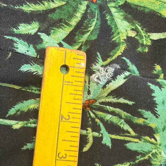 Scotch & Soda All Over Palm Tree Print French Terry Pullover Green Hoodie (M) - Picture 13 of 16